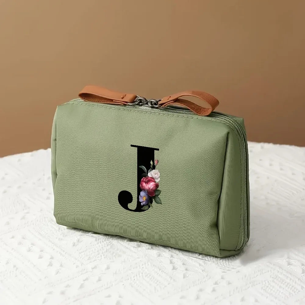 sac de rangement multifonctionnel 1 pièce, trousse de maquillage à la mode pour femmes, trousse de toilette de voyage portable adaptée aux voyages d'affaires et aux voyages