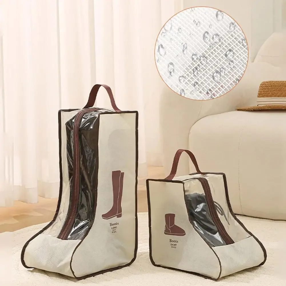 sac de rangement pour chaussures, housse de protection non tissée pour chaussures, bottes courtes et bottes, organisateur de chaussures imperméable, idéal pour la maison