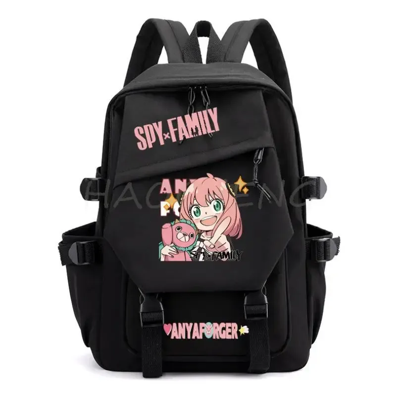 anya forger-sac à dos pour ordinateur portable pour hommes et femmes, sacs d'école pour adolescents, capacité de voyage initié, spy x family, garçons et filles