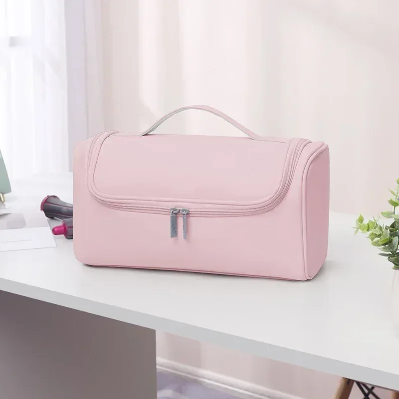 étui pour sèche-cheveux à crochet suspendu cachable, pochette portable antidérapante pour outils de cheveux, sac de rangement étanche de grande capacité pour fer à friser