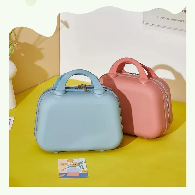1pc nouvelle vente chaude de haute qualité 14 pouces sacs à main cabine pp dur maquillage sac de voyage boîte de beauté étui à cosmétiques