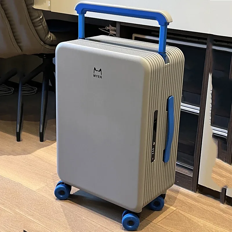 valise klqdzms 20 pouces en abs + pc, grande capacité, valise à roulettes, valise pour femme, valise à code pour homme, bagage à roulettes
