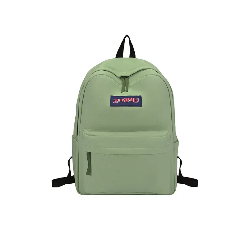 sac à dos de voyage décontracté pour l'extérieur, léger, résistant à l'usure, grande capacité, sac à double bandoulière, style simple, en tissu oxford, pour étudiants