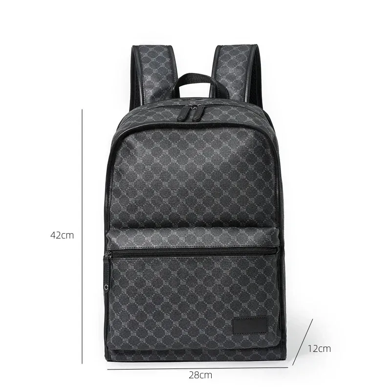 sac à dos à imprimé floral de luxe pour hommes, sacs à dos pour hommes, sacs de voyage de grande capacité, sac à dos en cuir pu, cartable masculin, design de mode
