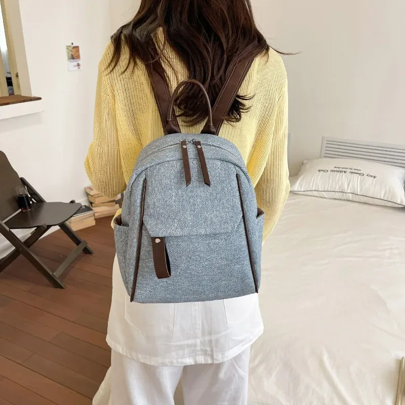 nouveau sac à dos étudiant grande capacité pour cours, sac de transport simple et tendance, sac à dos étudiant polyvalent et léger, unisexe
