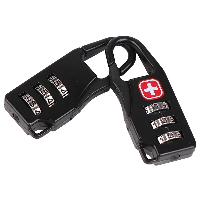 mini serrure portable en alliage, cadenas pour bagages de voyage en plein air, fermeture éclair, sac à dos, coffre-fort antivol, serrure à numéro blocode
