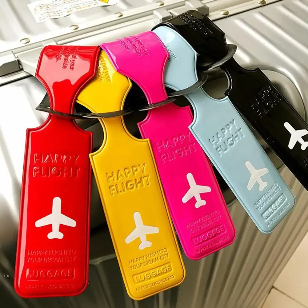 Étiquettes de bagage de voyage couverture valise ID porte-étiquette de bagage lettre étiquettes d'embarquement de bagages étiquette Portable accessoires créatifs voyage