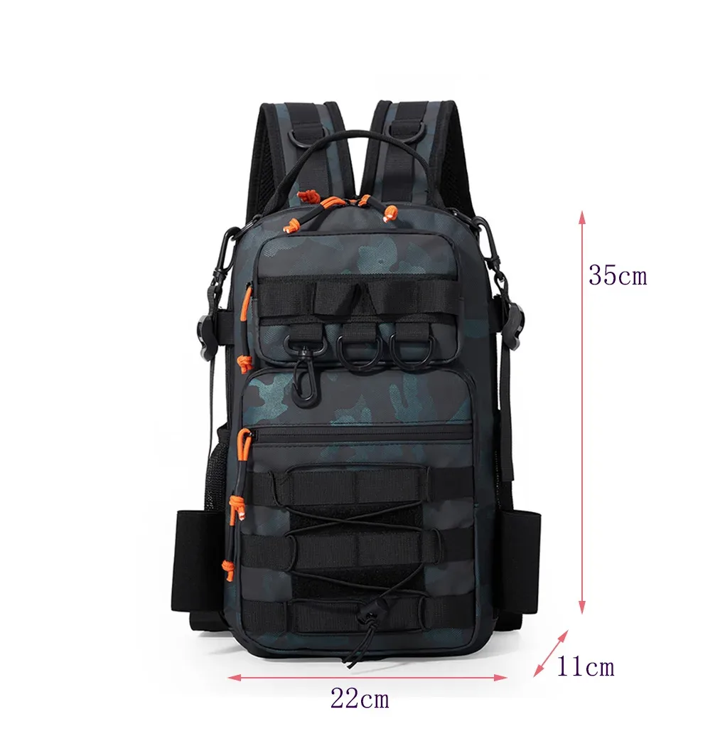 sac à dos de matériel de pêche avec porte-canne, sac d'alpinisme de haute qualité, sacs à dos tactiques d'extérieur, sac de trekking étanche