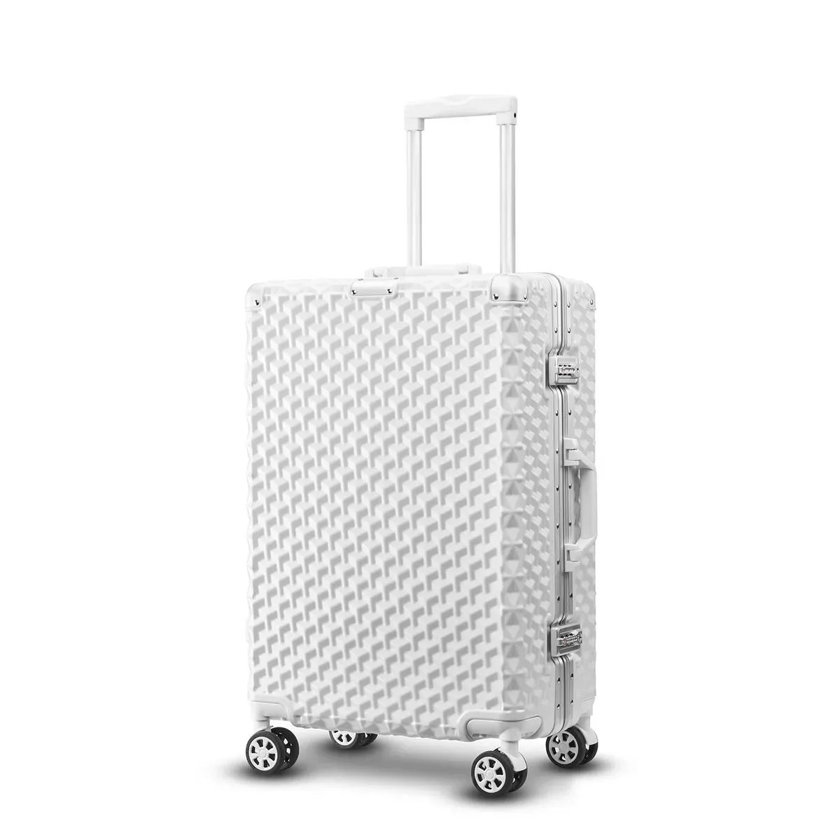 valise de voyage avec boîte à mot de passe, bagage à roulettes universel, cadre en aluminium, cabine de 20 pouces, sac à bagages à roulettes, 24/28 pouces, nouveau