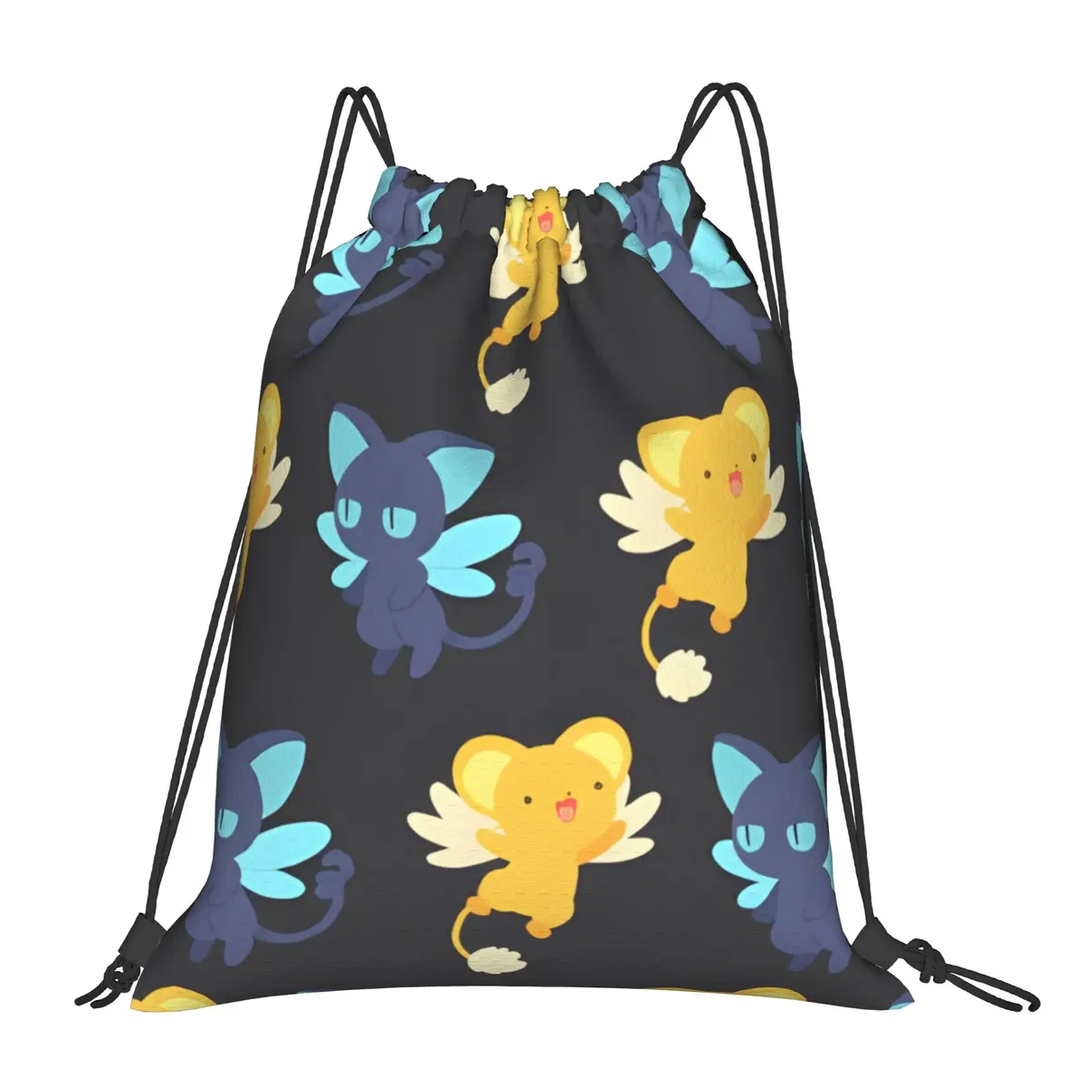 sacs à cordon kero & spinel cardcaptor sakura, sac à dos de voyage, sac à chaussures d'école, 1 pièce