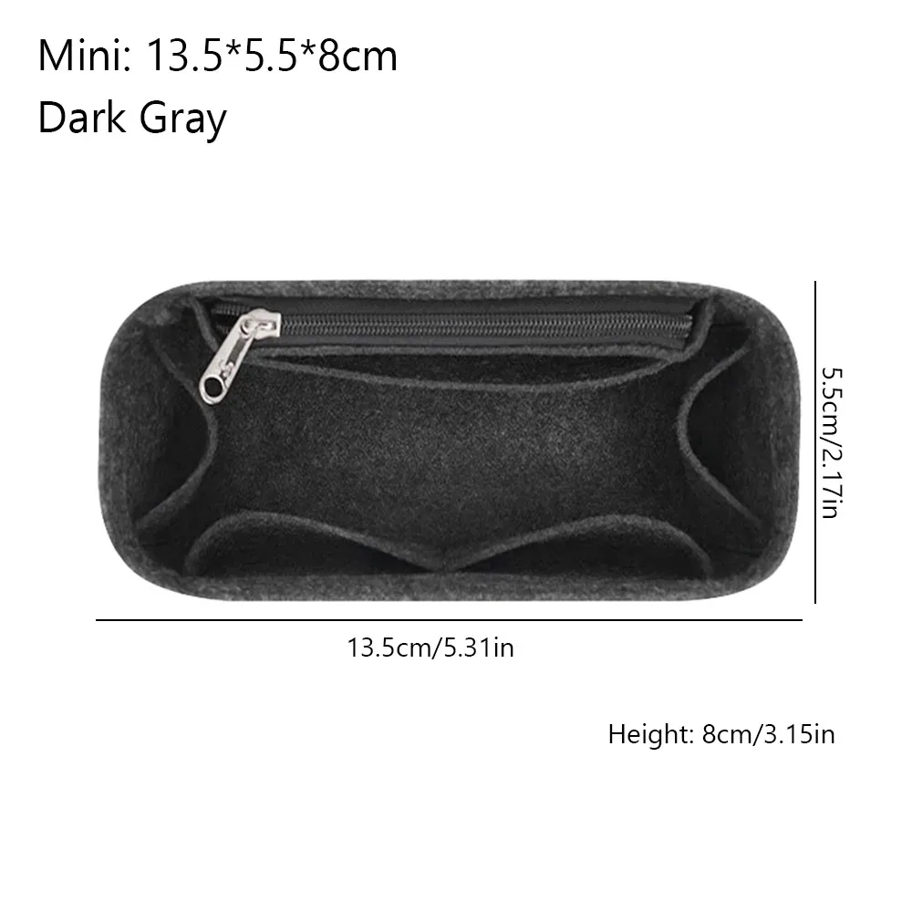 sac à main en feutre simple, sac d'insertion, support de sac, sac interne multi-poches, sac portable de grande capacité, organisateur pour puzzle loewe