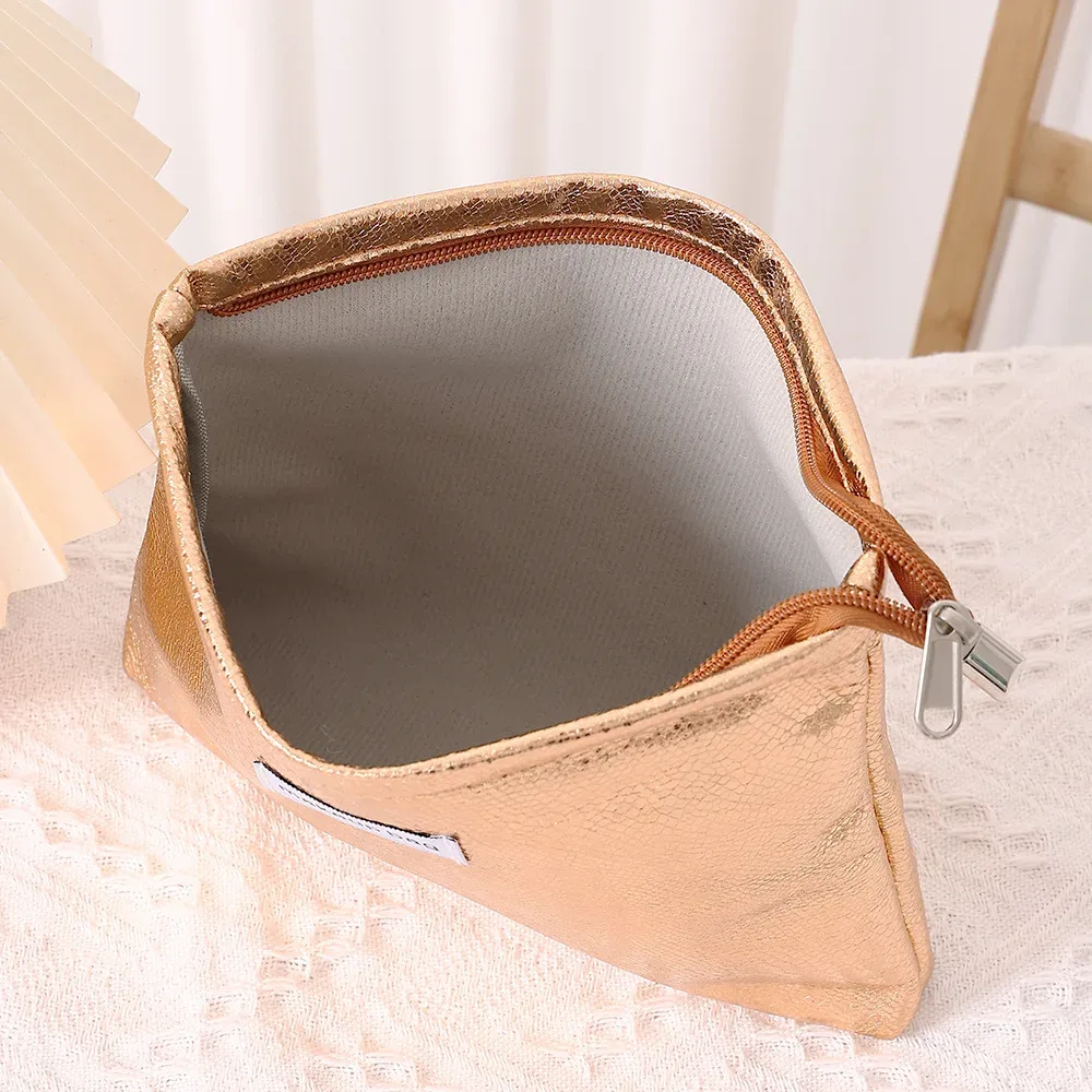 grand sac à cosmétiques à paillettes pour femmes, portable, étanche, fermeture éclair, sac de maquillage, voyage, lavage, organisateur de maquillage, trousse de beauté