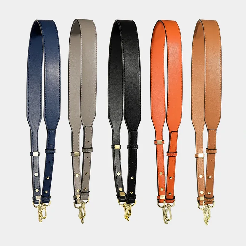 103-113 cm réglable en cuir véritable épaule sac à bandoulière sangle remplacement sac à main ceinture femmes sac à main bricolage sacs accessoire personnalisé