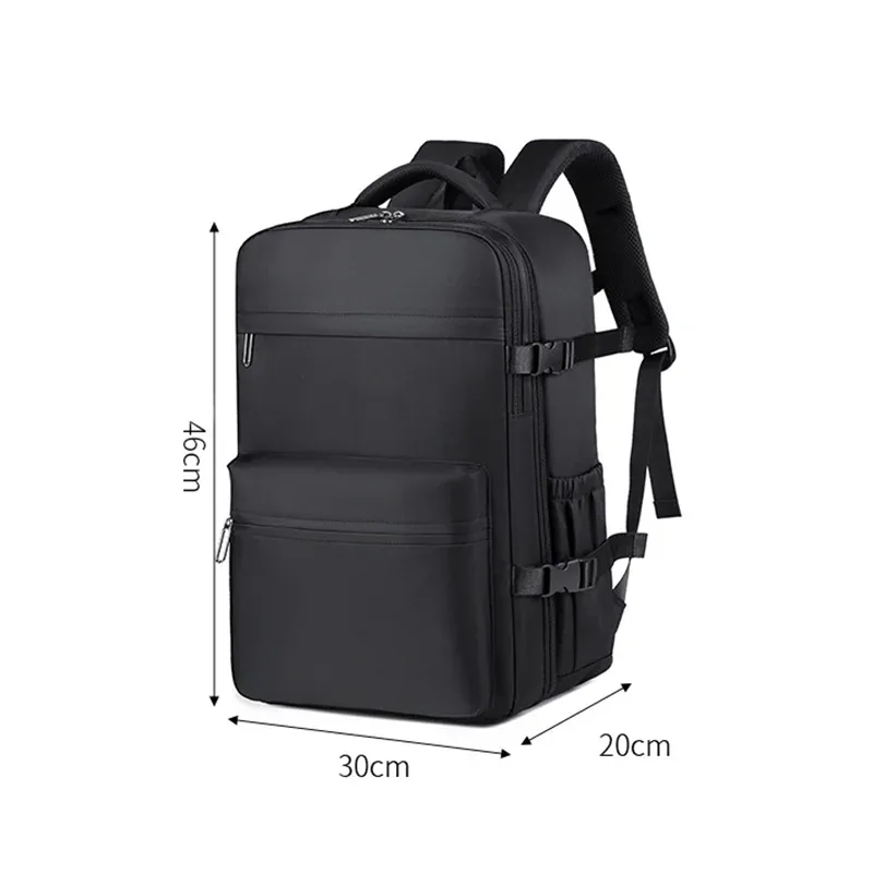 sac à dos de voyage extensible sous vide grande capacité pour ordinateur portable, idéal pour hommes, femmes et professionnels