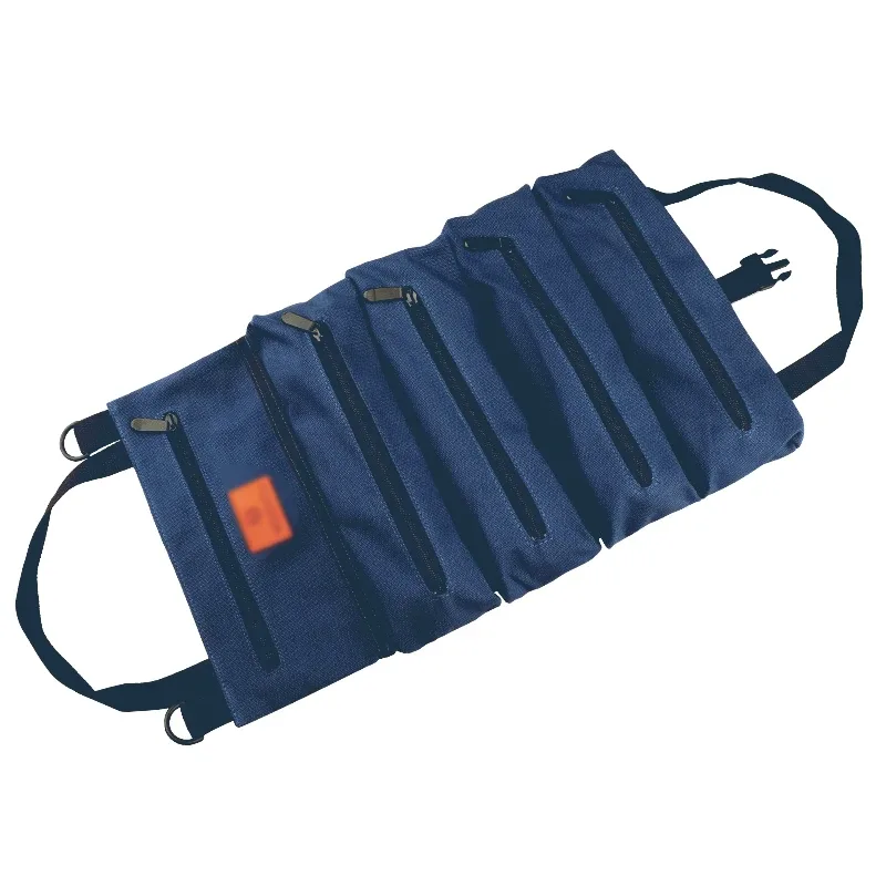sac à outils en toile pour moto, rouleau d'outils en rouleau, sac à outils polyvalent, sac enroulable, sac de rangement d'outils de réparation manuels, kits d'outils