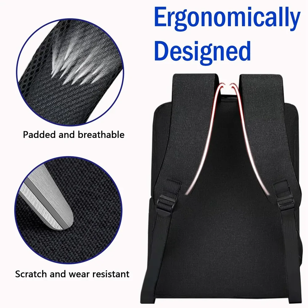 sac de rangement multifonctionnel pour console de jeu, sac à dos pour console playstation 5, mallette de voyage avec port usb pour accessoire ps5