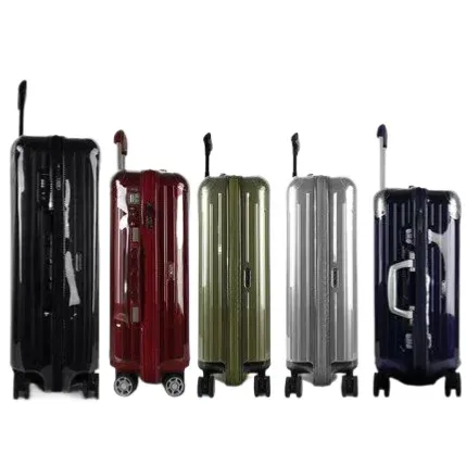 housse de bagage adaptée au coffre essentiel rimowa plus, housses de valise transparentes anti-poussière, accessoires de voyage en pvc d'épaisseur de 33 pouces