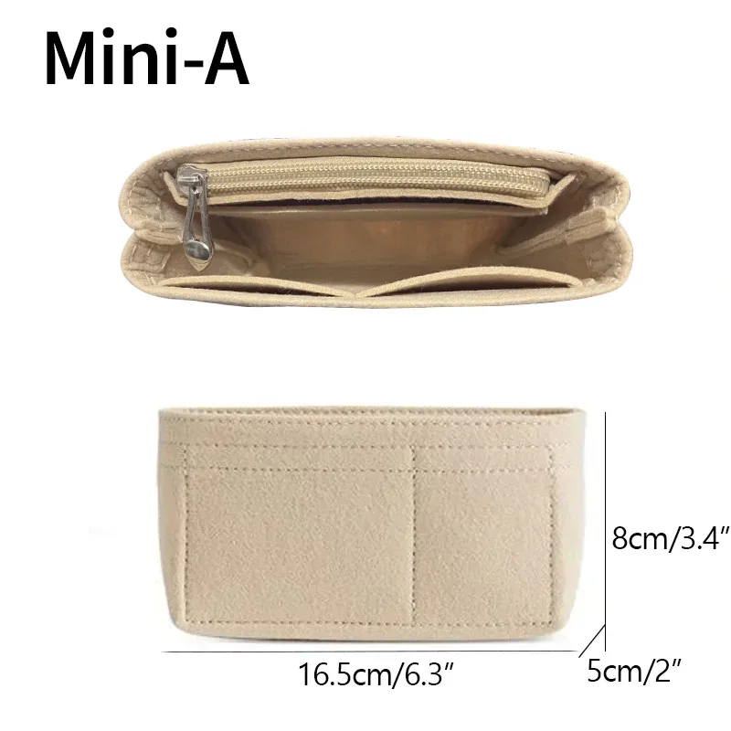 organisateur de sac pour longchamp small tote bag timid, sac de rangement et de finition, doublure intérieure pour sacs à main, insert organisateur adapté aux sacs de taille mini