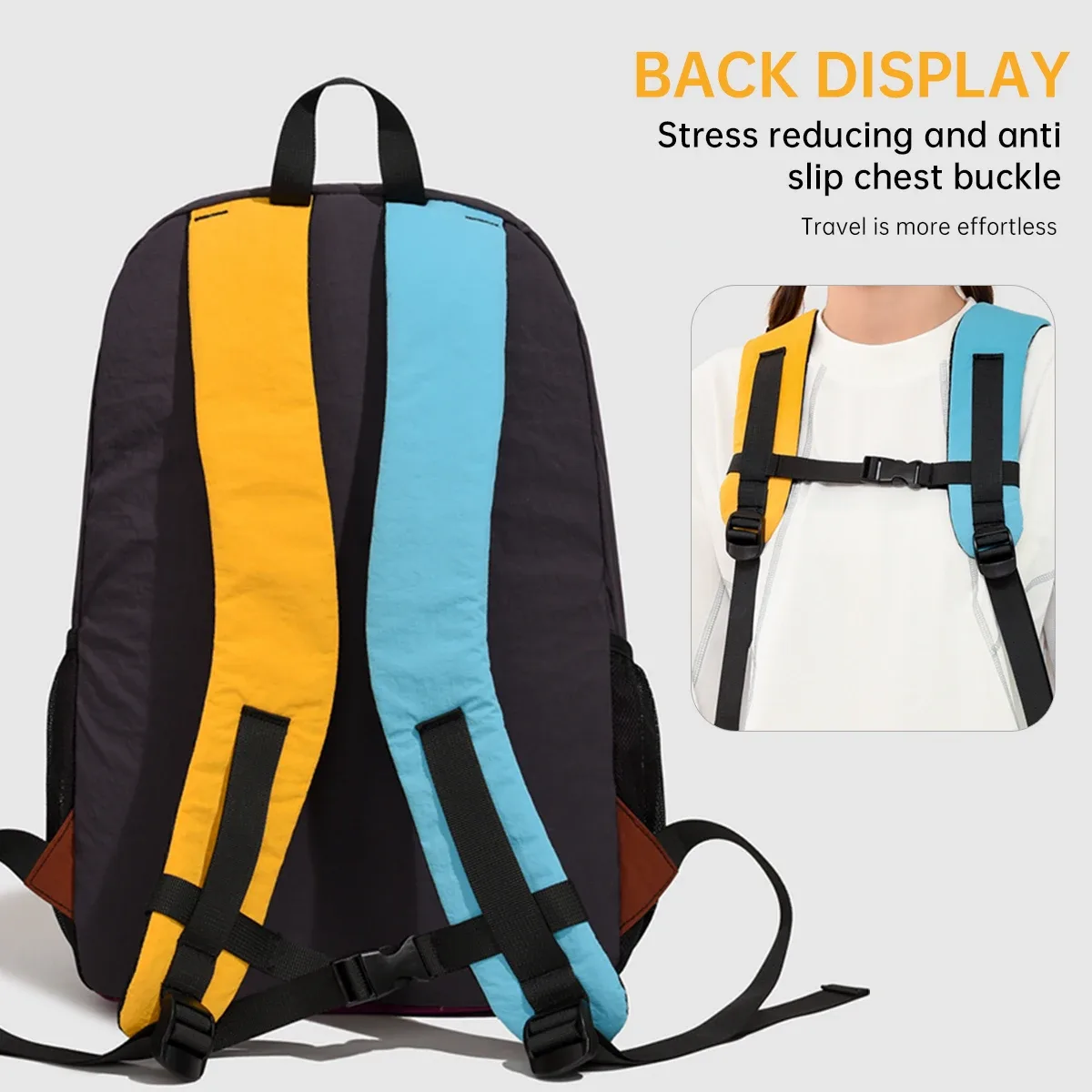 sac à dos de voyage léger pour hommes, sac à dos imperméable pour la randonnée et l'alpinisme pour femmes, sac à dos polyvalent pour ordinateur portable pour étudiants universitaires, sac à dos pour lycéens