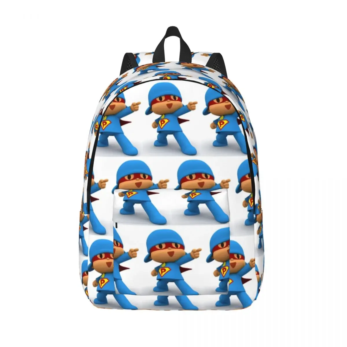 pocoyo étudiant sac à dos sac d'école randonnée voyage sac à dos pour hommes femmes mode bookbag sacs à bandoulière