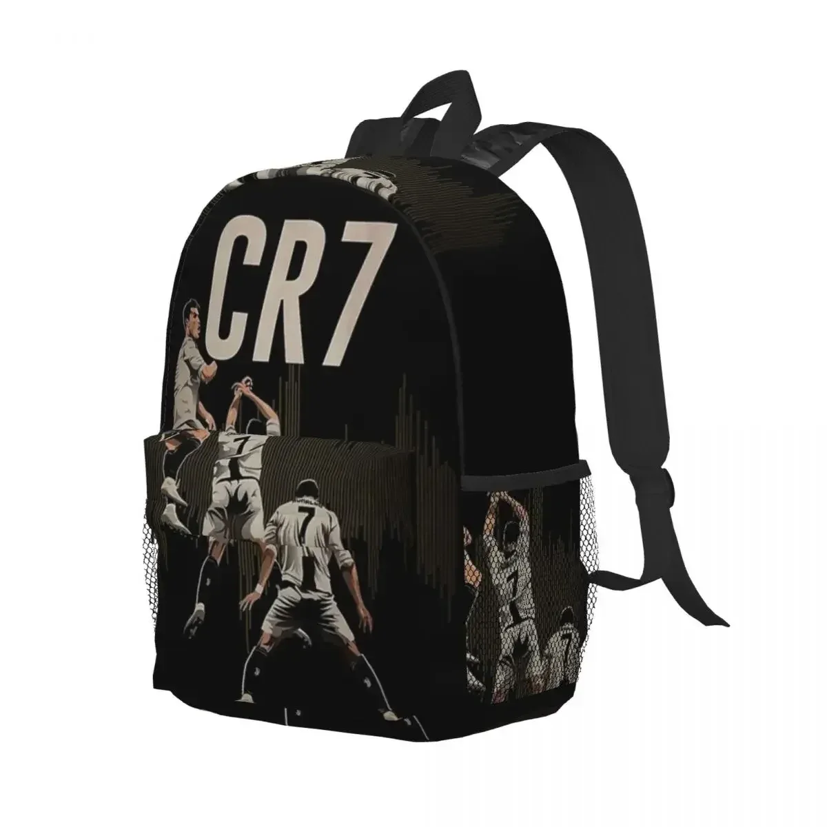 sac à dos cr7 cristiano ronaldo pour enfants, cartable pour adolescent, sacs d'école de dessin animé, sac à dos de voyage, sac initié, grande capacité