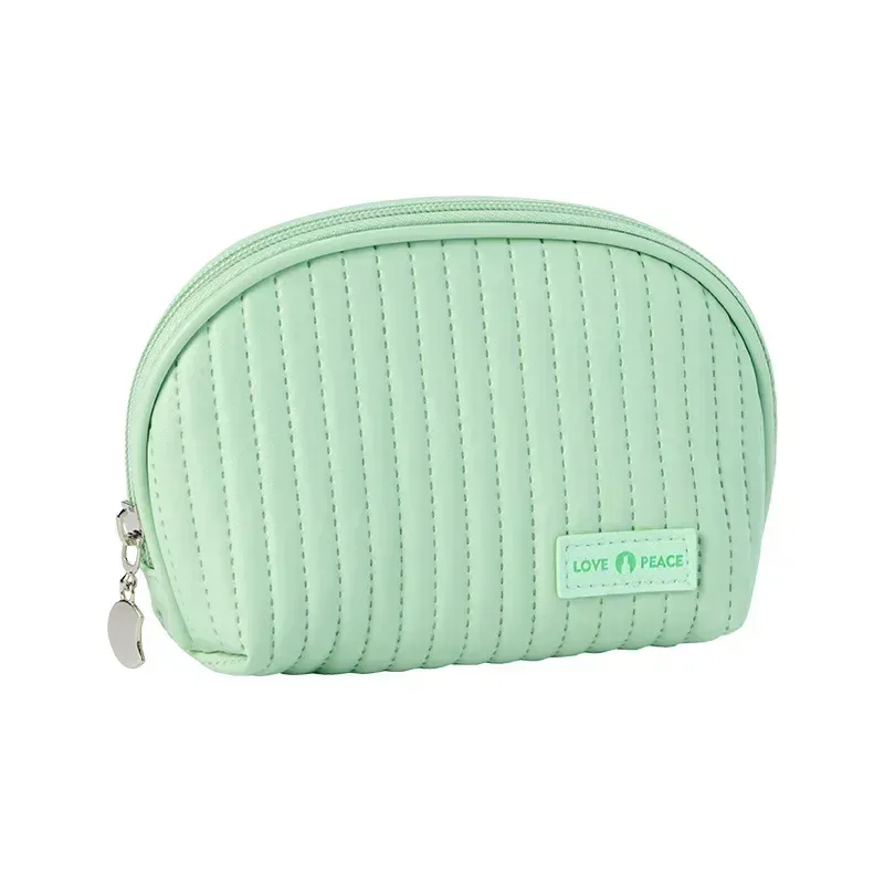 sac de maquillage mignon de style coréen, organisateur de cosmétiques, sac de rangement en pu pour femmes, pour brosse à rouge à lèvres