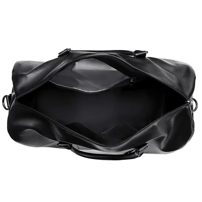 sac de voyage court rétro, grande capacité, sport, moto, entraînement, pu, étanche, loisirs, fitness, nouvelle collection