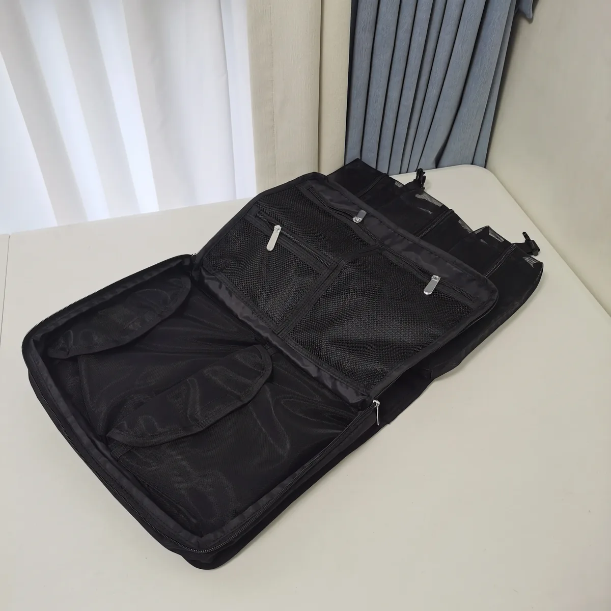 trousse de maquillage pliable, organisateur de cosmétiques, sac de retouche pour maquilleur professionnel