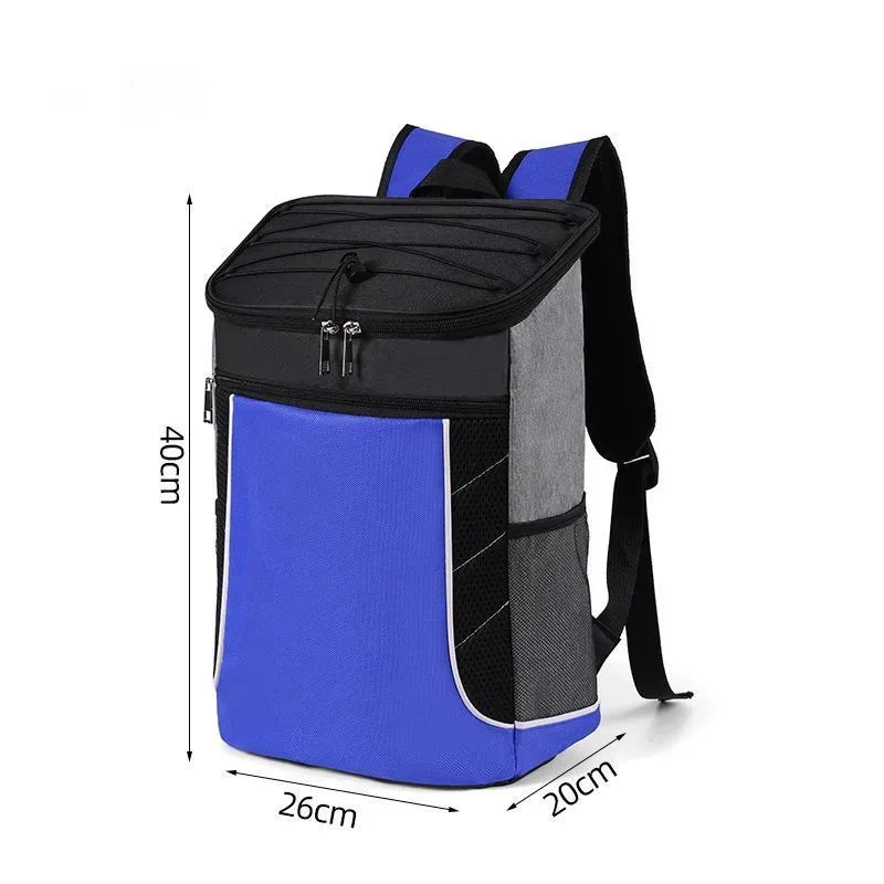 2025 nouveau sac à dos grande capacité isolation thermique sac de glace en plein air pique-nique épaule sac à dos grandes boissons de bière sacs isothermes