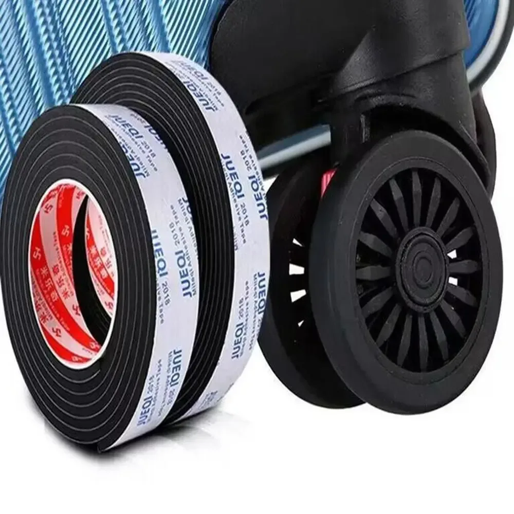 roues à bagages autocollant insonorisé boîtier de chariot autocollant silencieux réduire le bruit valise roues couverture réduire le bruit