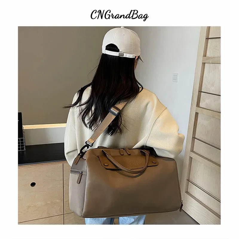 sacs de sport imperméables pour femmes, sacs multifonctions de séparation sec et humide, sac à bandoulière pour entraînement physique, yoga, avec sac à chaussures