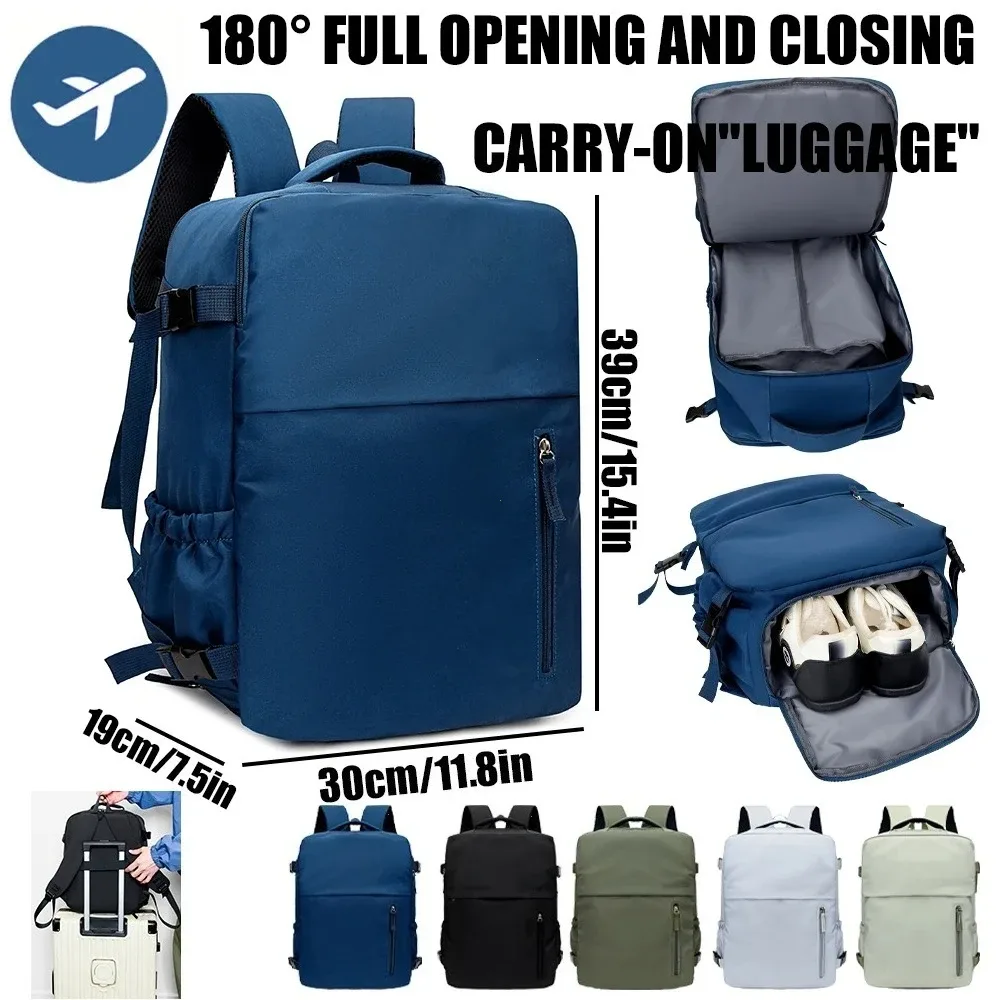 Sac à dos de voyage approuvé par les compagnies aériennes Easyjet Wizz Air, grande capacité, léger, pour les voyages d'affaires sur de courtes distances, sac à dos pour ordinateur portable