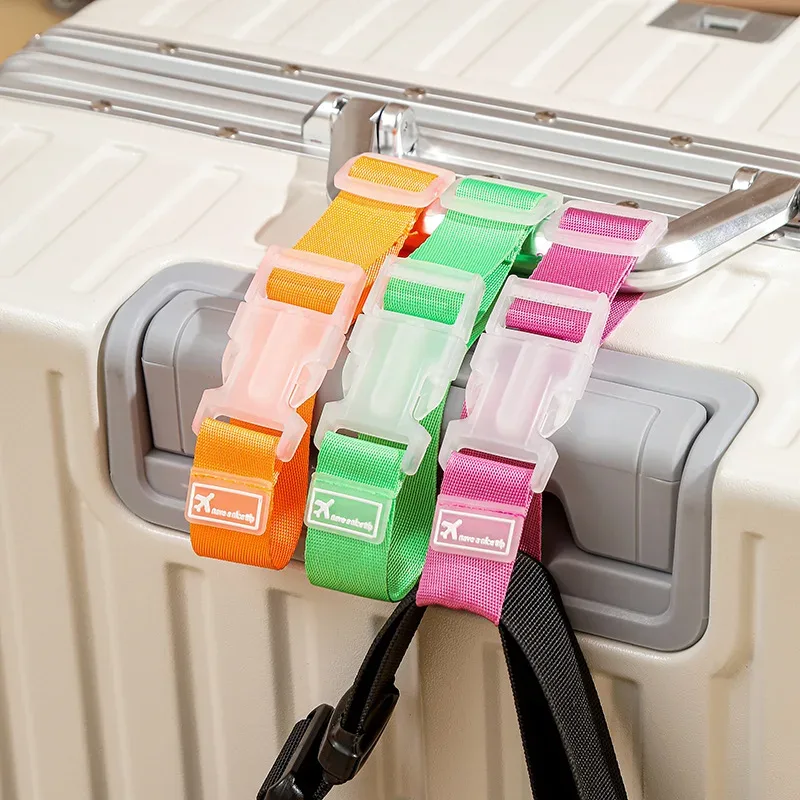 sangles de bagages réglables en nylon, 1 à 5 pièces, accessoires de bagages, sangles à boucle suspendues, sangles de sac de valise, crochets de verrouillage de ceinture, voyage