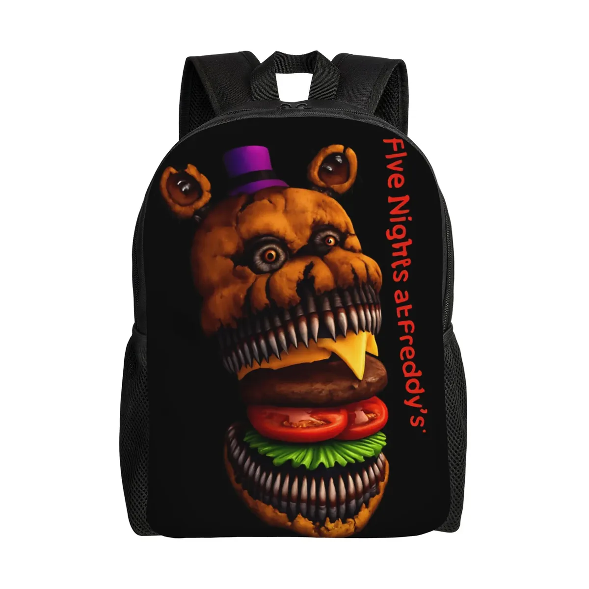 sac à dos foxy fnaf it's me cool, cadeau pour le lycée, la randonnée, les voyages, sac à dos de jeu freddy pour hommes et femmes, sacs en toile pour l'université