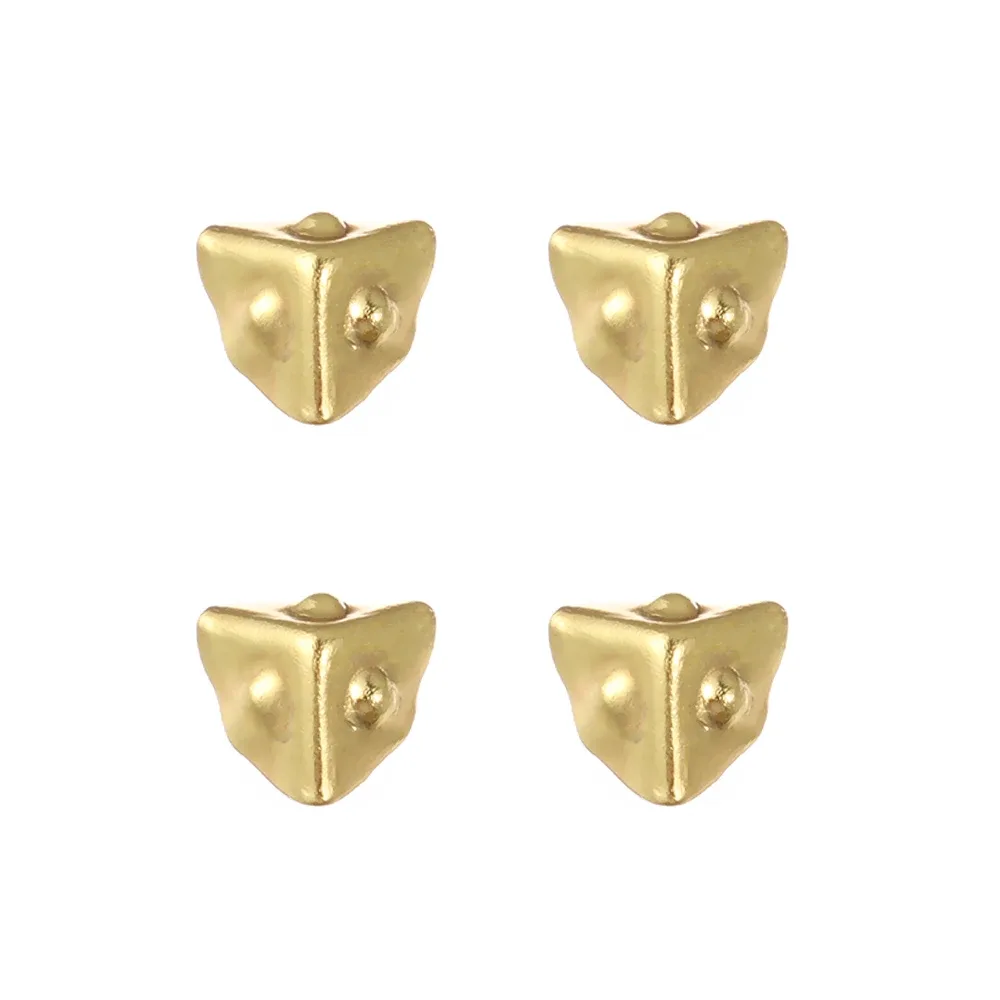 4 pièces de protection d'angle en métal pour valises, accessoires de bricolage manuels, mini-verrous de coffre en métal, pièces pour sacs