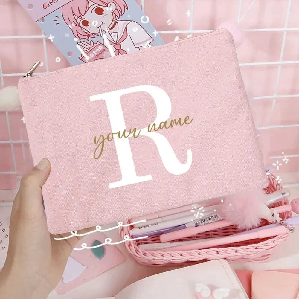 sacs cosmétiques personnalisés avec nom pour demoiselles d'honneur, trousse de maquillage pour filles, trousse de toilette de voyage, cadeaux de mariage et d'anniversaire pour elle