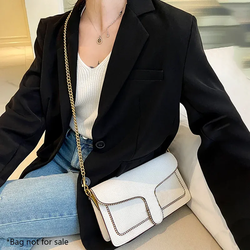 chaîne de sac pour sac bandoulière coach tabby26, sangle en métal, chaînes de sac à main, accessoires de remplacement pour sac, décoration de sac