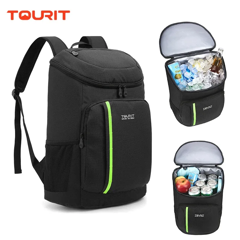 tourit 30 litres sac à dos thermique pour bière léger imperméable grand frais gardant sac isolé sac à dos isotherme sac de plage