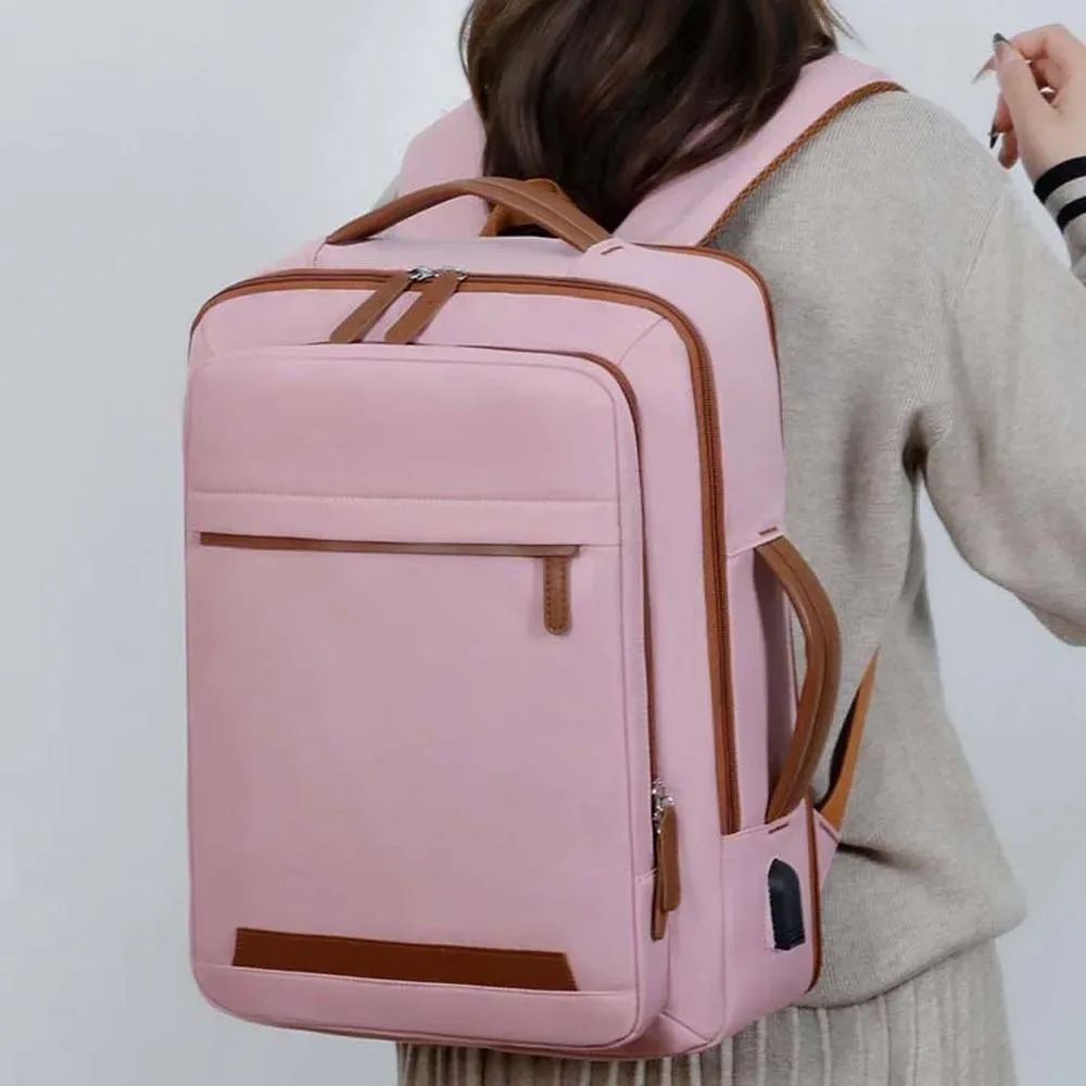 sac à dos pour ordinateur portable de grande capacité, résistant aux éclaboussures d'eau, résistant à l'usure, extensible, sangle ergonomique, fermeture éclair durable