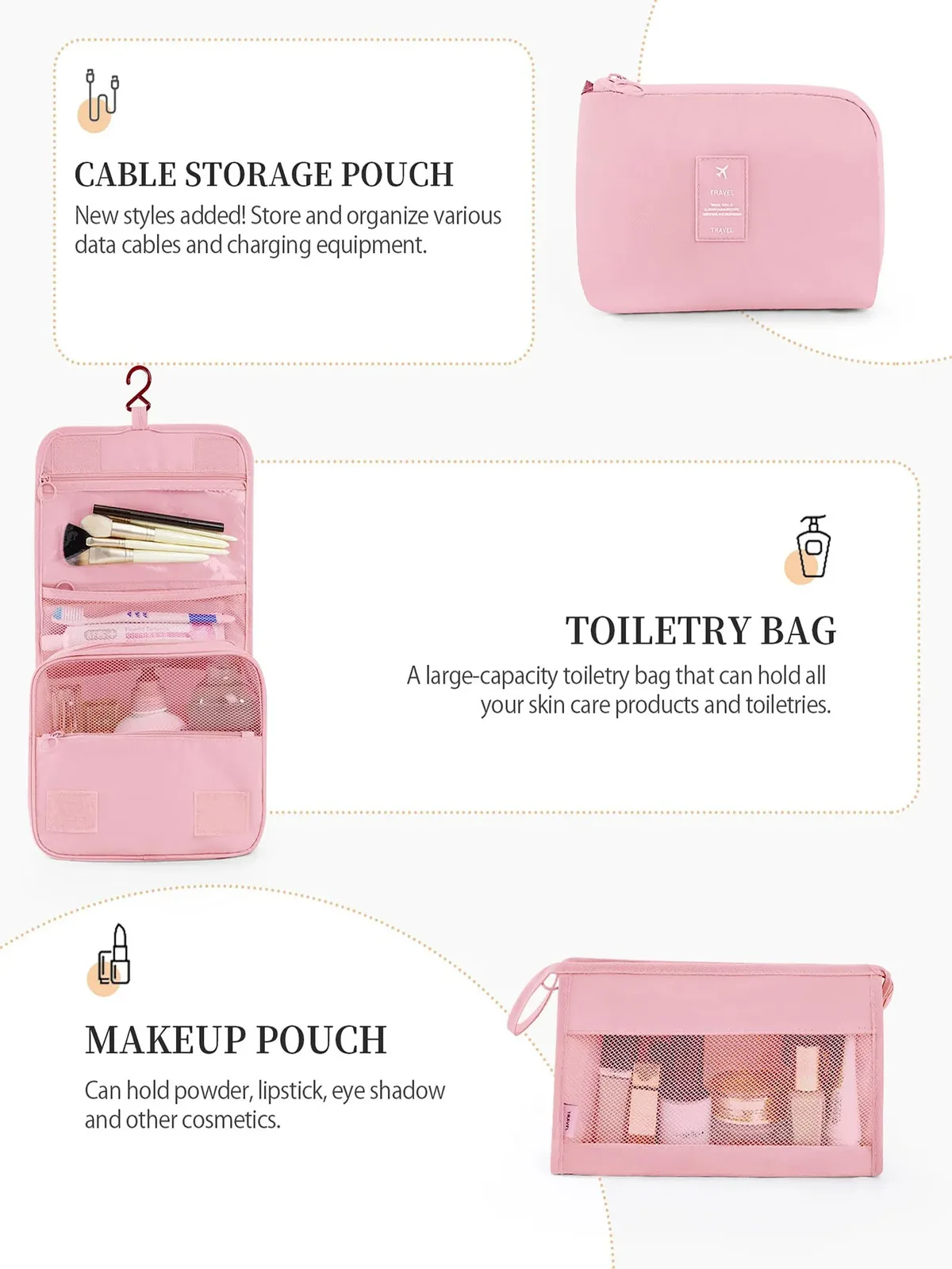 ensemble de sacs de rangement de voyage portables de 11 pièces, organisez facilement vos vêtements, chaussures et sous-vêtements, parfaits pour les voyages quotidiens, les voyages d'affaires, le rangement à domicile, les valises, les sacs de rangement de voyage, les chaussures, les toilettes et les sacs à linge