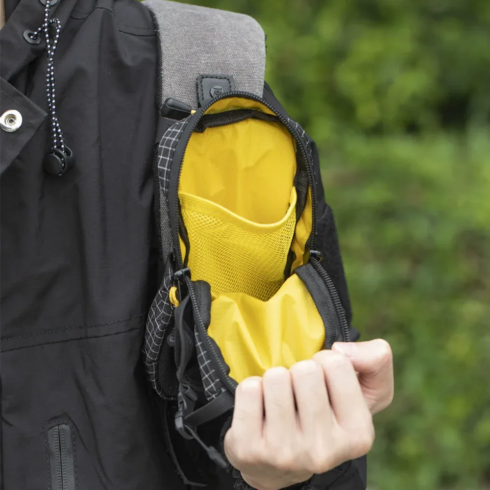 sac à dos imperméable avec sangle d'attache pour épaule, pochette légère pour téléphone avec sangle pour les sports de plein air, la randonnée et le camping