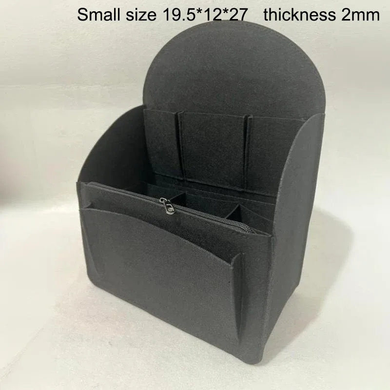 organisateur de sac à dos en feutre, insert multi-compartiments, doublure de sac, grande capacité, séparateur léger pour le voyage, l'école et le rangement