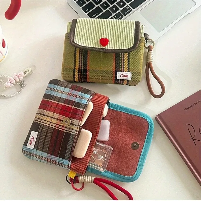 Organisateur de câbles de données, sac pour serviettes hygiéniques, grande capacité, sac à cosmétiques de couleur contrastée, pochette polyvalente pour serviettes, sac de rangement pour maquillage
