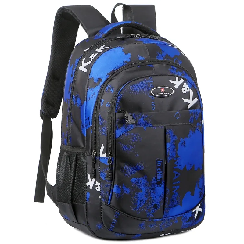 sac à dos pour hommes de grande capacité sac pour hommes sac à dos de voyage en tissu nylon léger sac d'école mode sac à dos pour ordinateur portable pour hommes décontracté