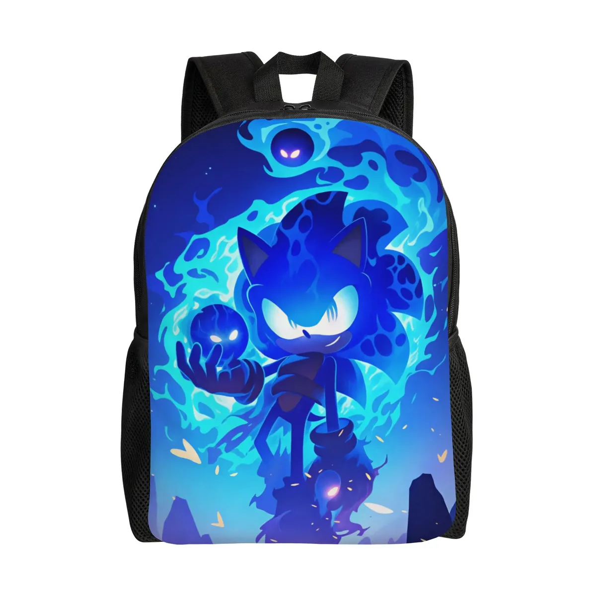 sac à dos sonices cartoon, sac à dos sportif en polyester pour étudiants, léger, kawaii, sacs d'école, sac à dos