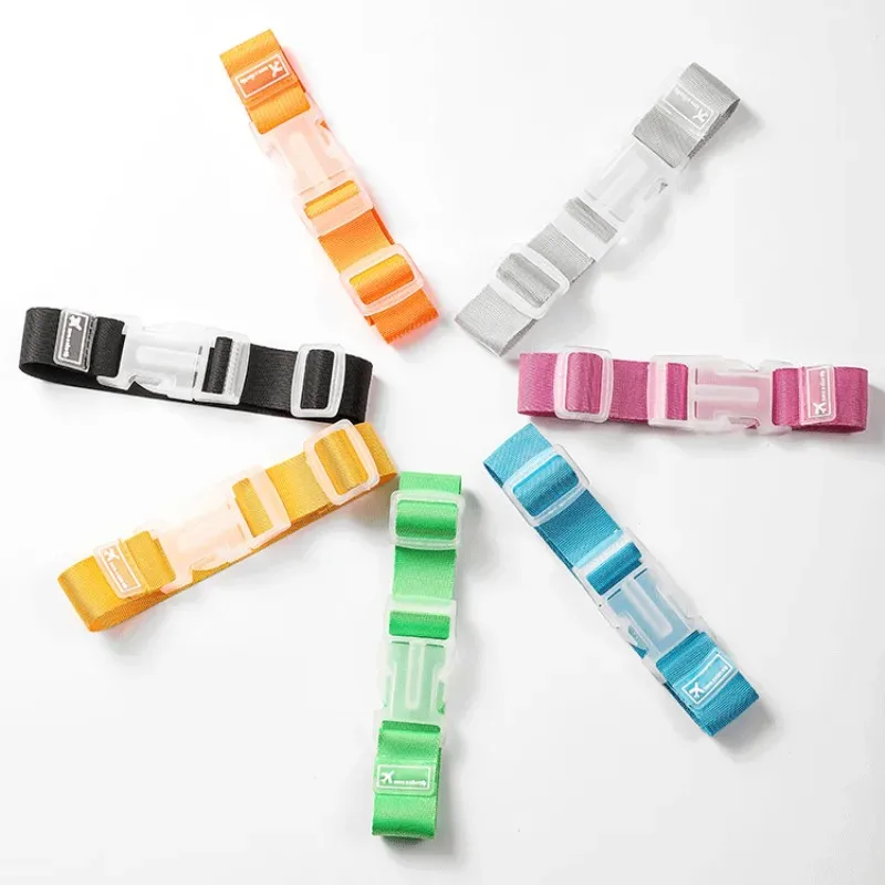 sangles de bagages réglables en nylon, 1 à 5 pièces, accessoires de bagages, sangles à boucle suspendues, sangles de sac de valise, crochets de verrouillage de ceinture, voyage