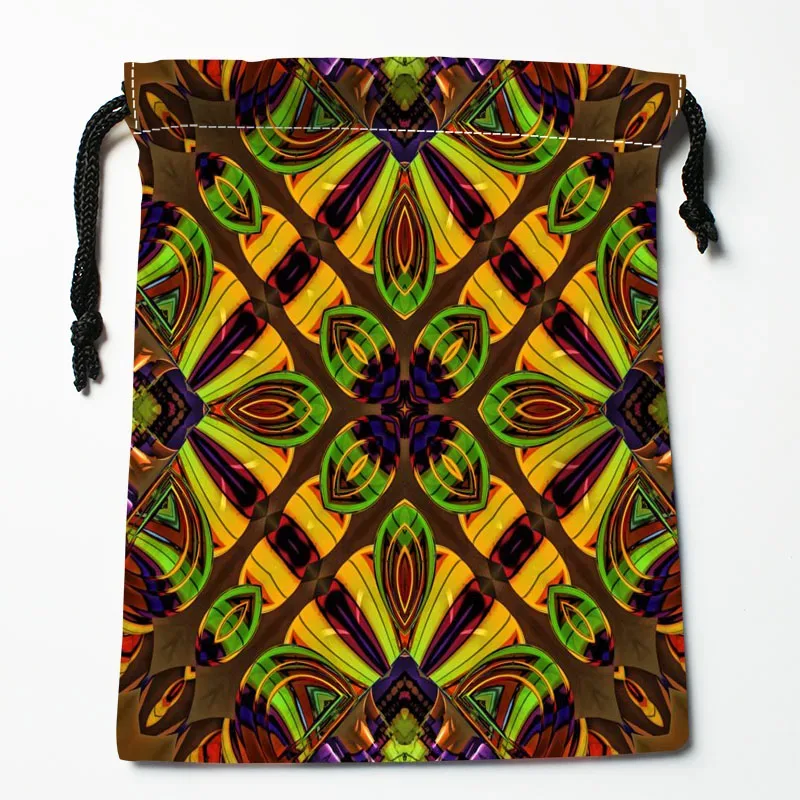 sacs à main à motif de mandala personnalisé, sacoches cadeaux imprimés, poudres de voyage, rangement de vêtements, trousse de maquillage, 18x22cm