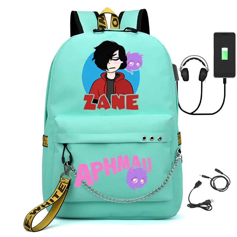 sac à dos usb en toile pour hommes, sac à bandoulière avec étui à crayons, pour garçons et filles