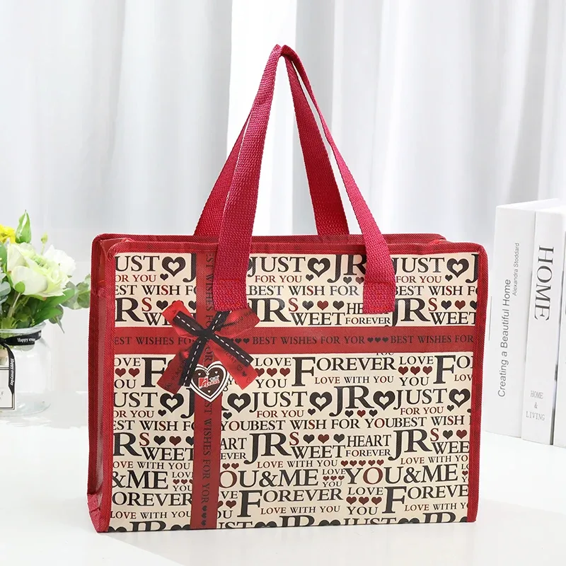 sac de courses pliable réutilisable pour femmes, grand sac fourre-tout en tissu non tissé unisexe, pochette pour épicerie