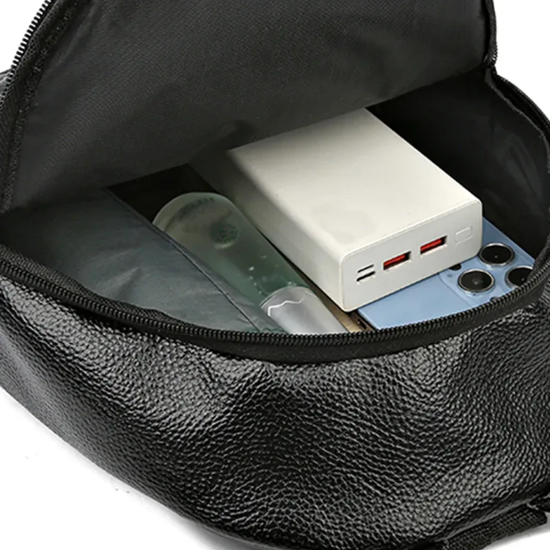 sac à dos décontracté polyvalent pratique pour un usage quotidien, sac à bandoulière multi-poches léger et fonctionnel à sangle réglable